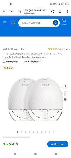 Horigen Double White Electric Wearable Breast Pump