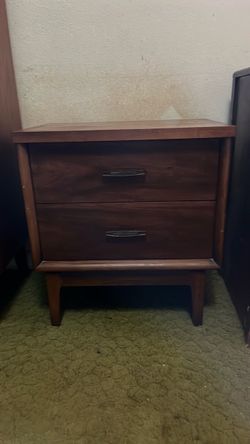 Mid century modern nightstand