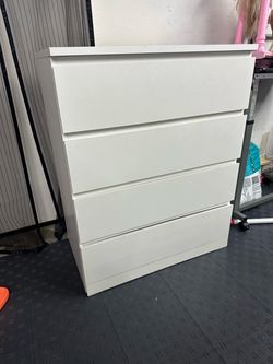 White 4-Drawer Dresser Chest ikea