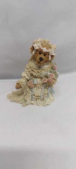 Boyds Bears Bailey Bride, Bearstone Collection, Resin Figurine, VTG 1997, Boxed
