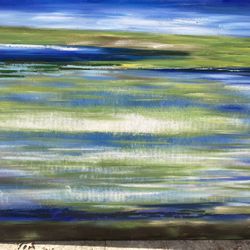Extra Large Original  Painting On Custom Canvas- Could Be Hung Vertically Or Horizontal