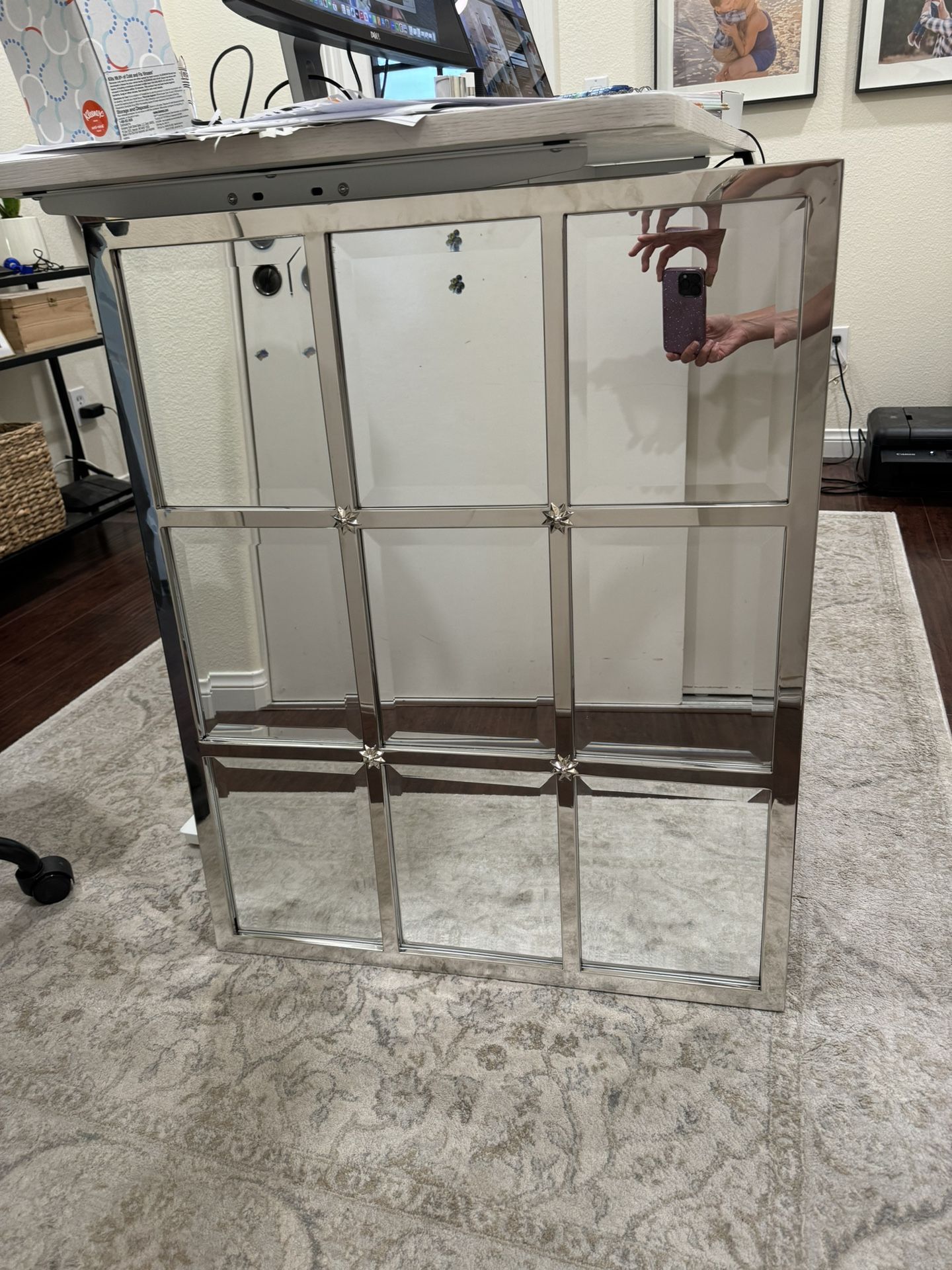 Pottery Barn Eagen Small Multi panel Wall Mirror