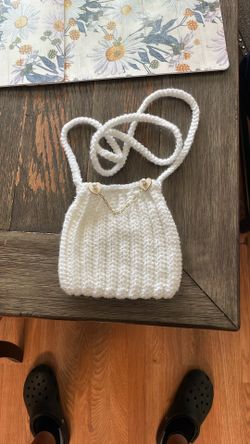 Hand Knitted Hand Bag