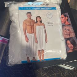 Terry Cloth Spa Wrap 