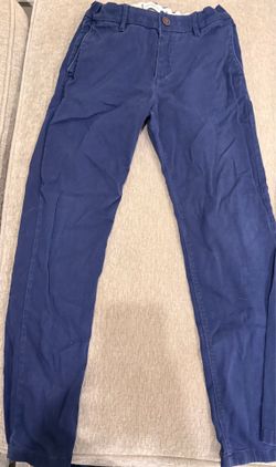 2 Abercrombie Kids Navy Blue Chino Pants Size 11/12