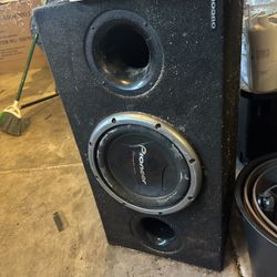 12” Subwoofer. Work. Fine.  
