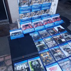 1000GB 2016 Playstation 4 PS4 Nooo Games just 1 Control $160! Extra is extra Not Free.. Slide To See All Games. Trade Pokémon cards