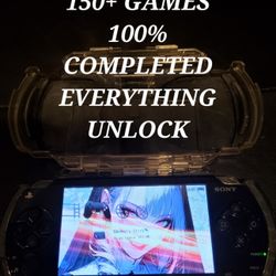 PSP PLAYSTATION PORTABLE 128GB 175 PSP GAMES