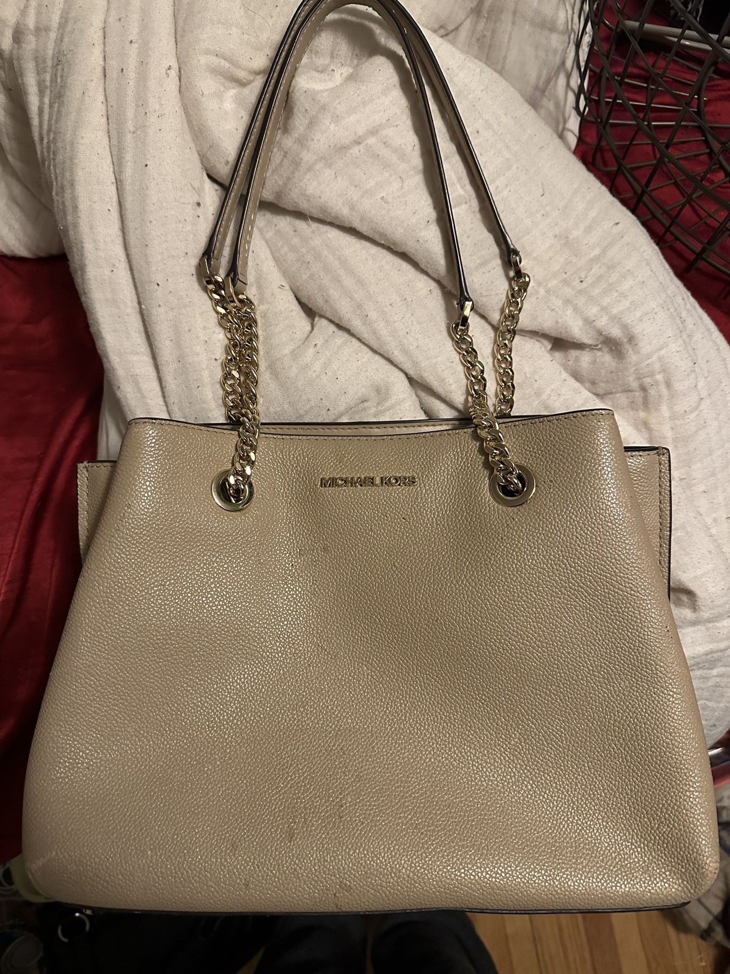 Tan Michael Kors purse