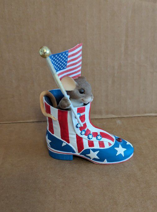 Charming Tails You're A Patriotic Sole 89/114 Fitz And Floyd