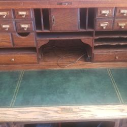 Antique Roll Top Desk