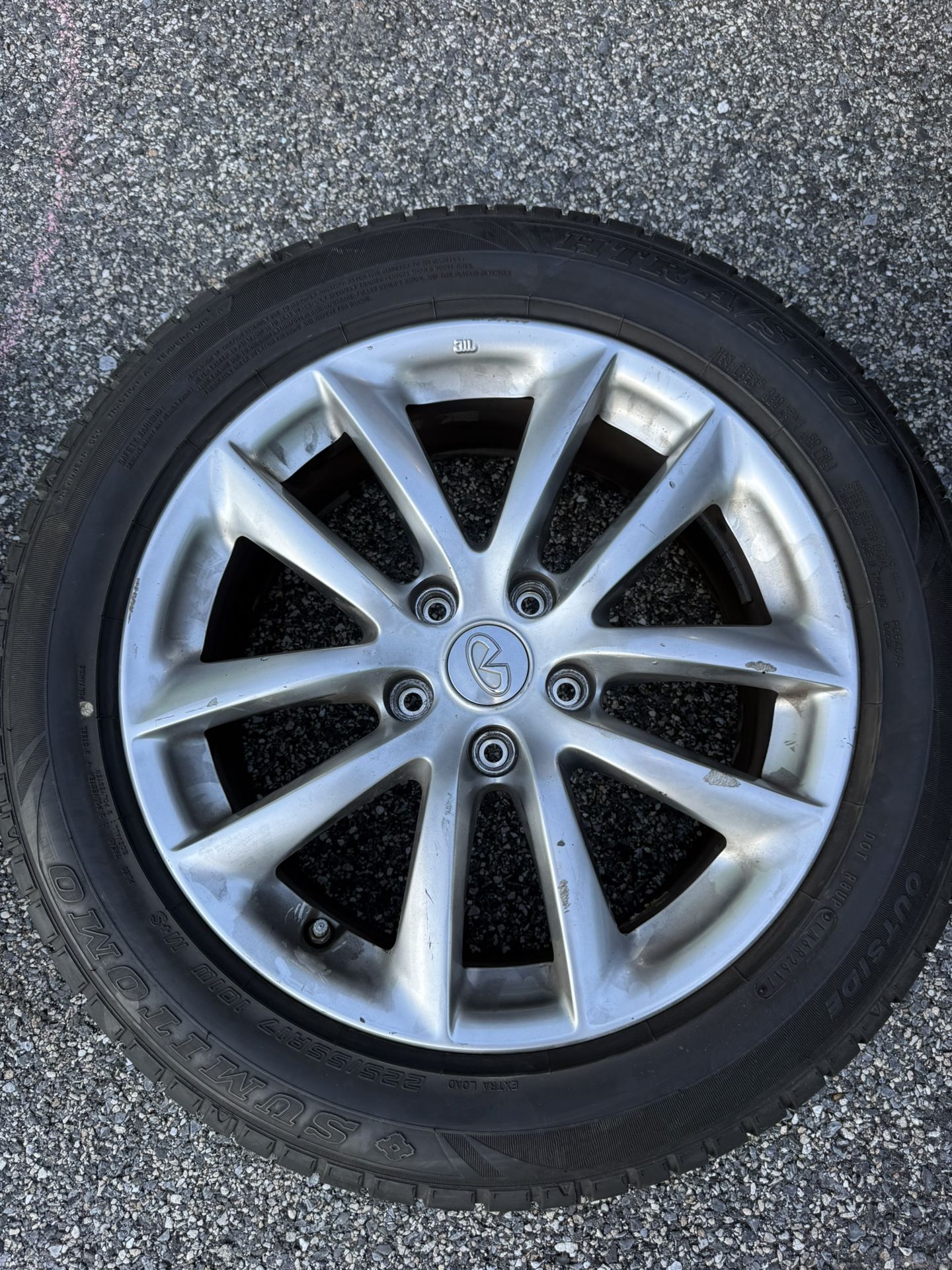 G35/37 Rims And Tire 