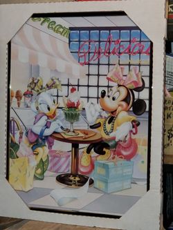 Minnie Mouse Daisy Duck Delicious Ice Cream Picture Original New Old