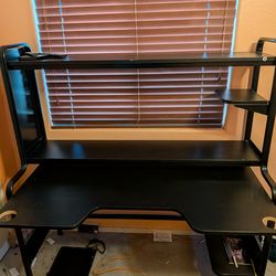 Gaming desk, black Fredde