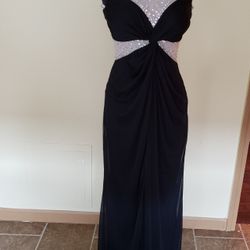 Black and nude beautiful dress