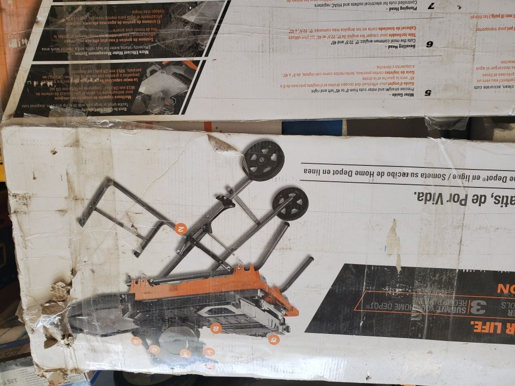 Ridgid Beast 10in wet tile saw(read comments before contacting)