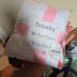 Milea Stone Blanket And Baby Sleevless Onesie 0-3