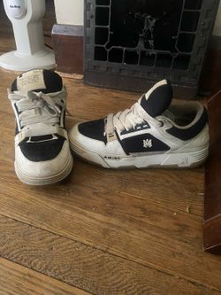 Amiri sneakers size 10.5 black and white