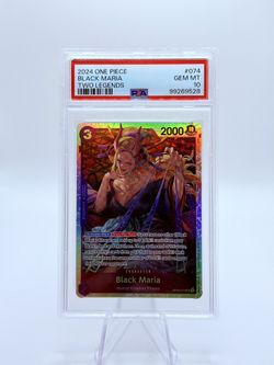2024 One Piece Black Maria Two Legends PSA 10