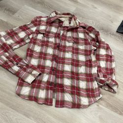 Hollister Mens Small Flannel Button up