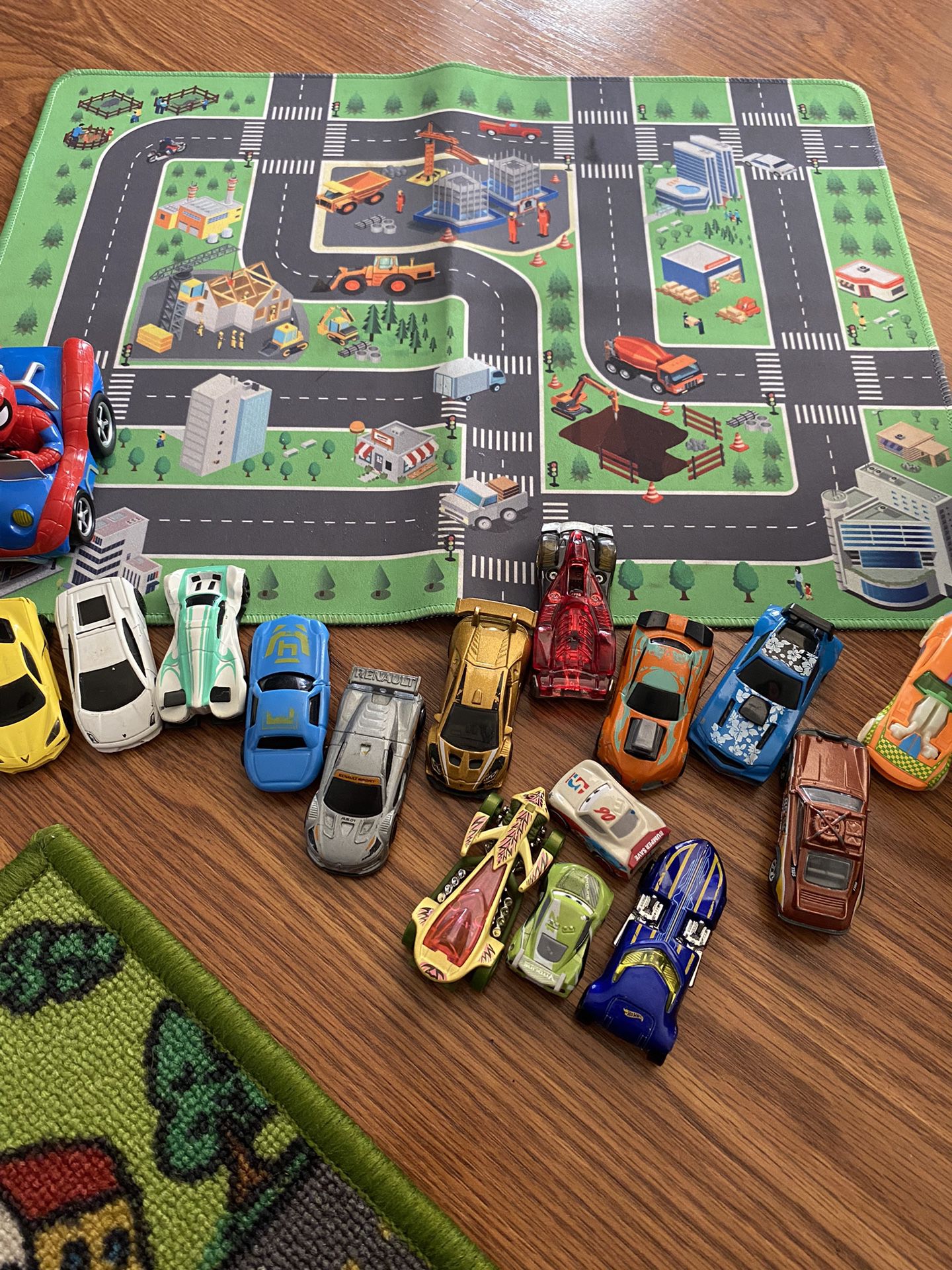 Mini Car Playmat for Toddler (cars included) $15
