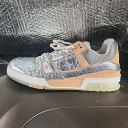 Louis Vuitton Trainer ~ Metallic Beige