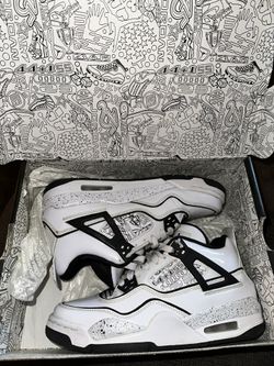 Jordan's 4s In Youth Size 