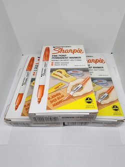 3 Packs of Orange Sharpies