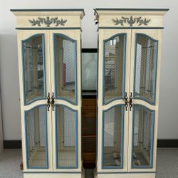 Vintage Lighted Curio Cabinets $500 EACH