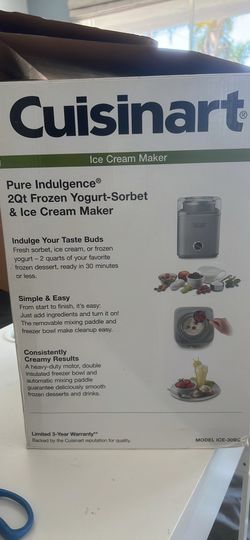 CUISINART ice cream maker