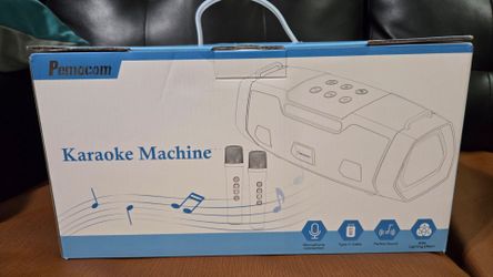 Portable Karaoke Machine with 2 Microphones