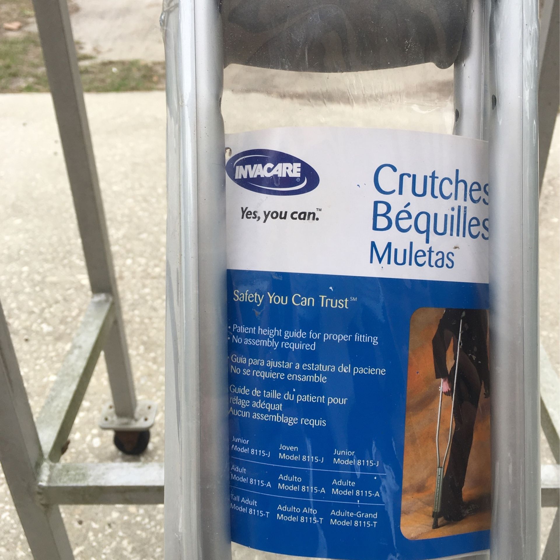Invacare crutches brand spanking new in the package $25 they list on eBay for 169