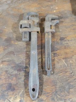 2 Vintage Pipe Wrenches