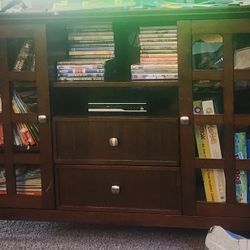 Dark Stained tv stand