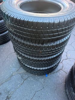 4 llantas 225-75-16 Michelin $220 las 4 montadas y balanceadas