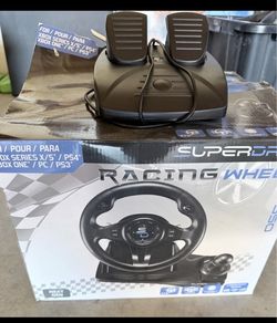 SuperDrive Racing Wheel with Pedals