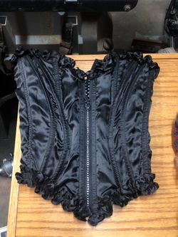 Corset black with jewels