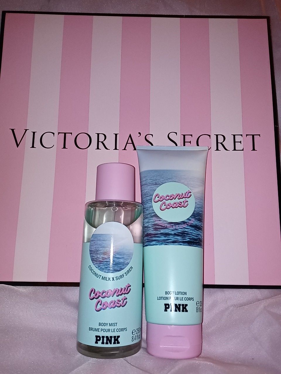 Victoria's Secret two piece Coconut Coast "PINK" line set $200