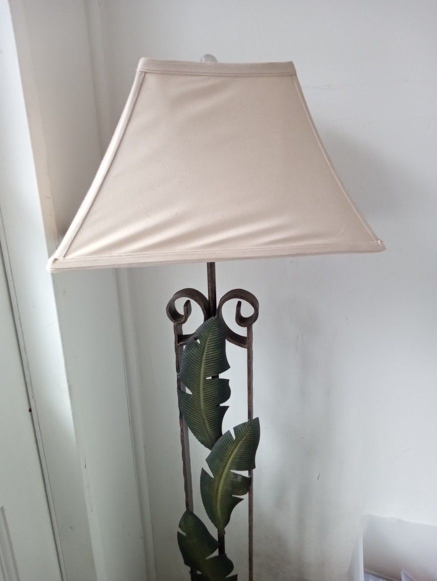 Palm Leaf Lamp Heavy Base
