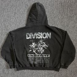Divide The Youth Zip Up Hoodie Size Medium