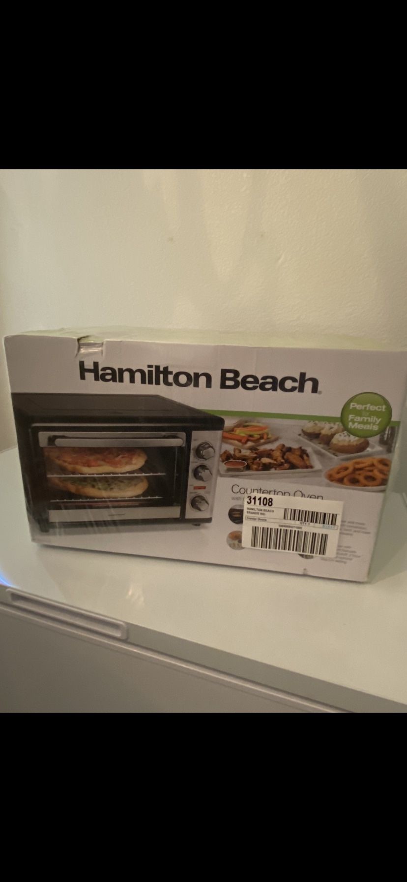 HAMILTON BEACH COUNTERTOP OVEN WITH CONVECTION AND ROTISSERIE