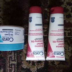 Cerave Itch Relief Cream And SA Cream Bundle