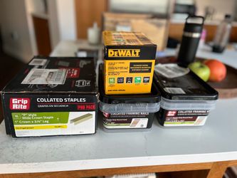Grip Rite and DeWalt staples NEW