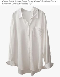 White Women Blouse 