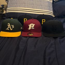 New Era, Size 7 1/8 Baseball Caps