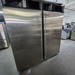 72" GE MONOGRAM COLUMNS REFRIGERATOR AND FREEZER STAINLESS STEEL 