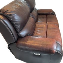 Leather Recliners Loveseat