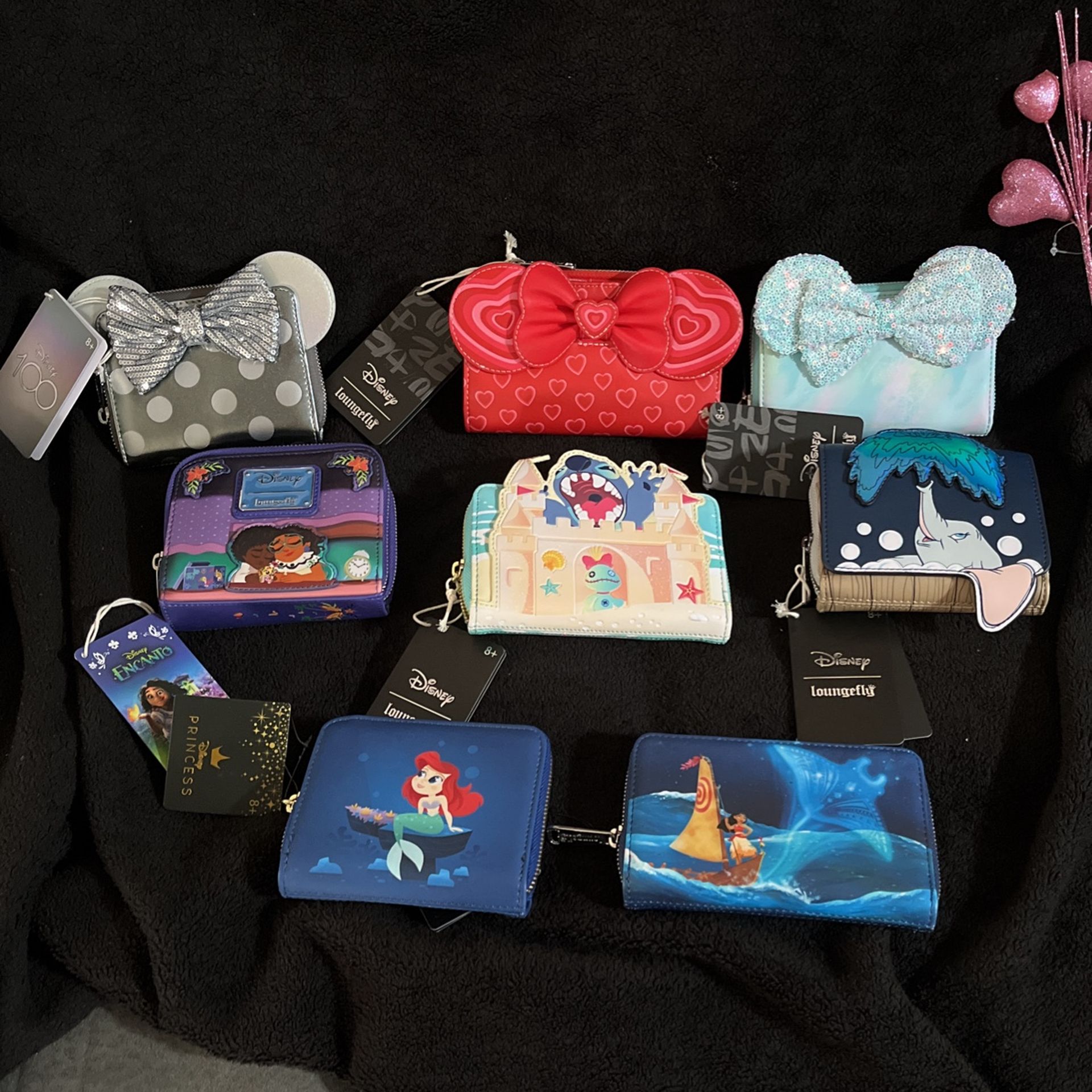 Disney Loungefly Wallets $40 EACH! (Price Is Firm) Perfect for Mothers Day /Grad,add Gift  Card 💐❤️More In Profile 😎