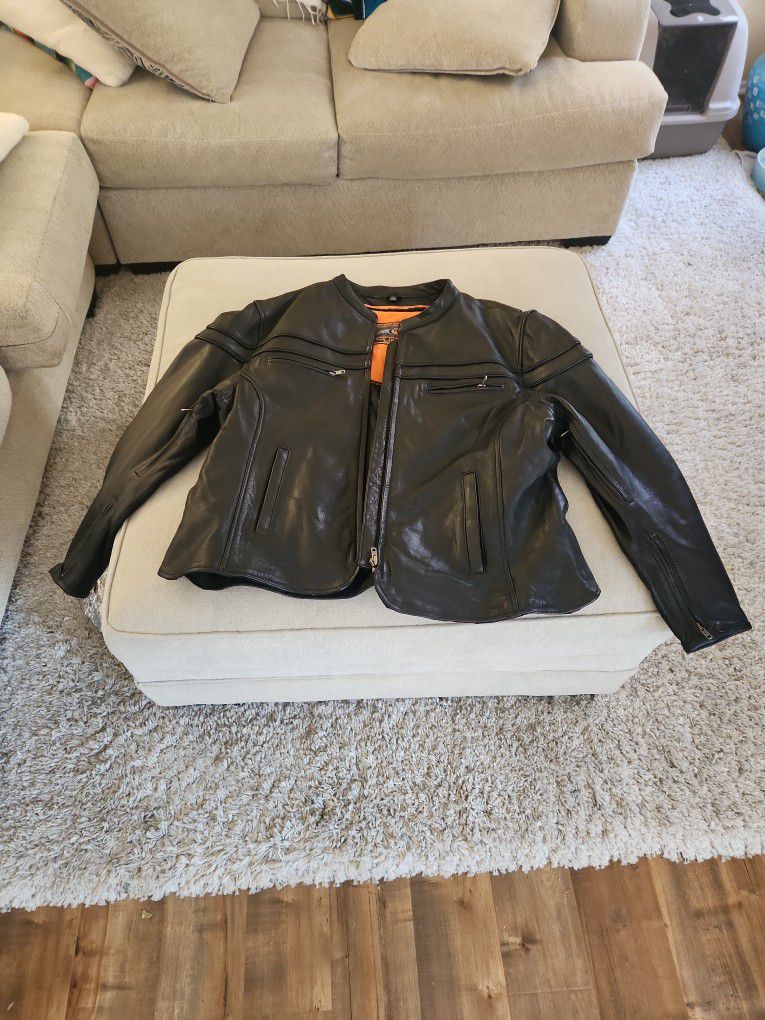 NEVER WORN! XXL Leather Jacket