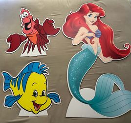 Ariel cutouts (wood)